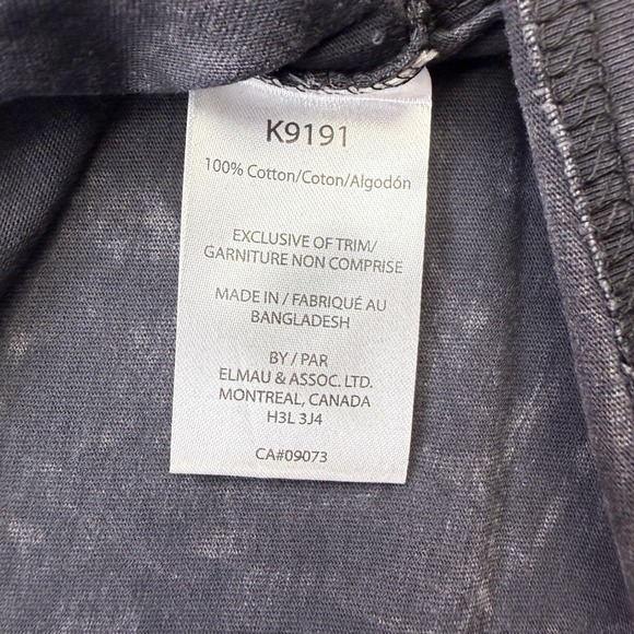 Kangol Shirt Mens Small Long Sleeve Acid Wash Embroidered Crew Neck Streetwear - Picture 8 of 8